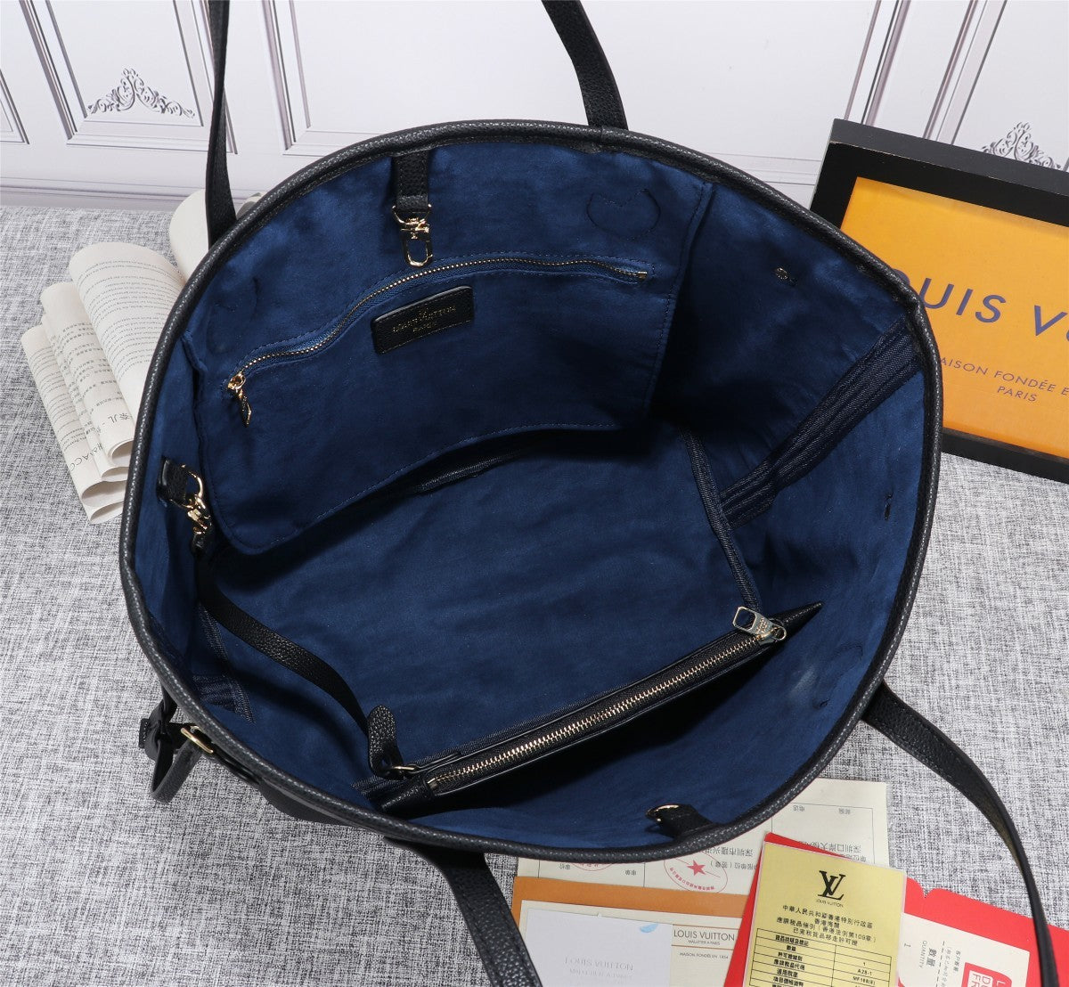 Louis vuittonNeverfull Monogram Empreinte 32cm/ Black – product image 2