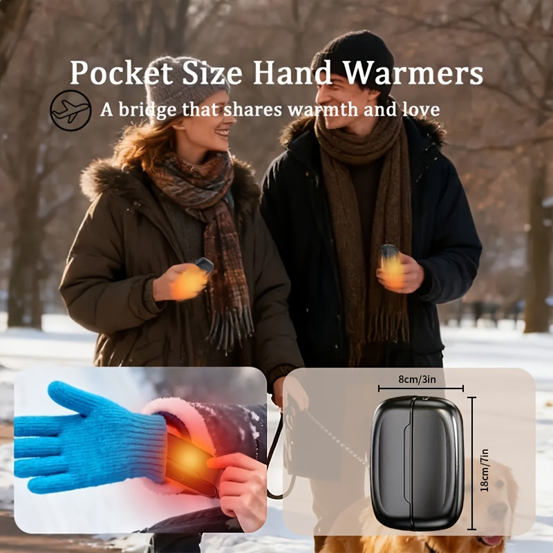 Magnetic Rechargeable Hand Warmers 2-Pack – Smart Temperature Control