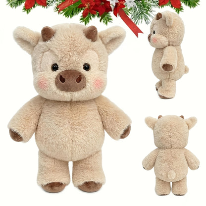 18" Weighted Highland Cow Plush – Ultra-Soft Stuffed Animal