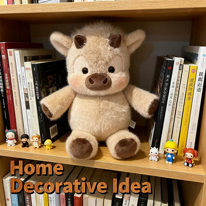 18" Weighted Highland Cow Plush – Ultra-Soft Stuffed Animal