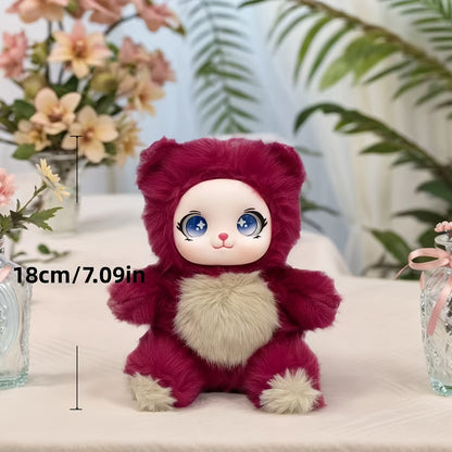 7" Weighted Animal Plush – Bear, Lamb & Rabbit Stuffed Toy