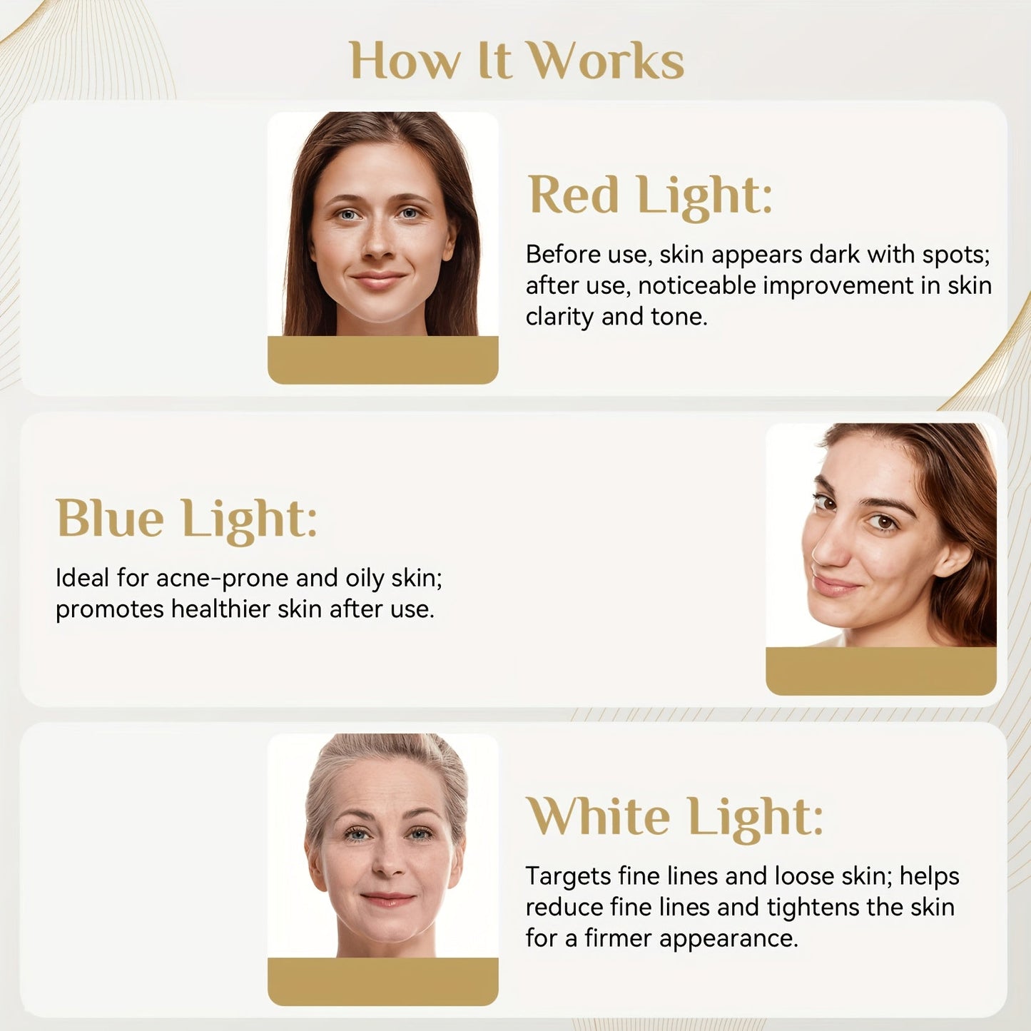 7-Color LED Red Light Therapy Face & Neck Mask – Home Skincare Device