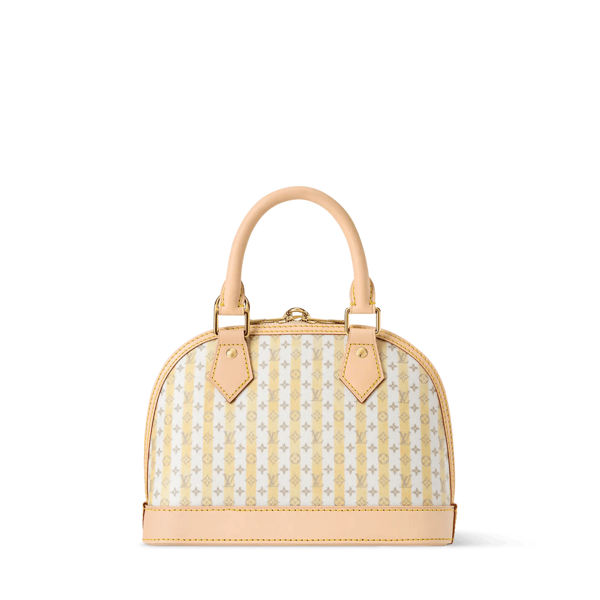 Women's Alma BB LV Stamp Banana Monogram Canvas Nano Bag