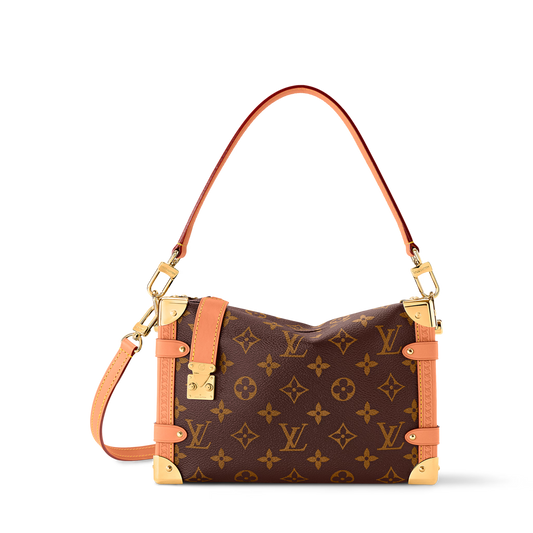 Side Trunk MM Monogram Coated Canvas Gold-Toned Hardware