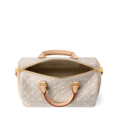 Speedy Soft 30 Monogram Emblème Peuplier Gold-Toned Hardware