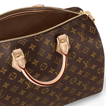 Speedy Bandoulière 35 Monogram Coated Canvas Gold-Toned Hardware